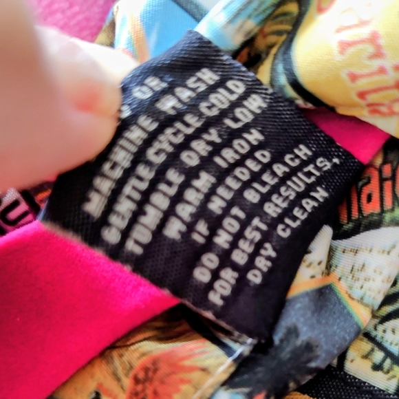 Margaritaville Travel Postcard Print Casual Button Up Shirt Medium NWOT Medium - Picture 9 of 9